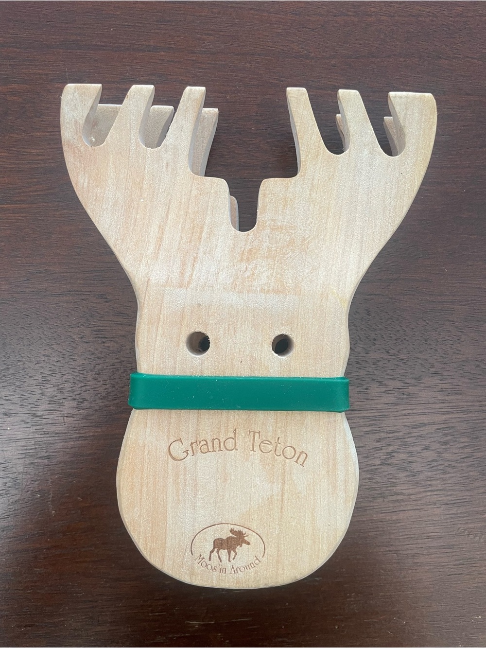 Grand Teton Wooden Moose Head Salad and Pasta Server